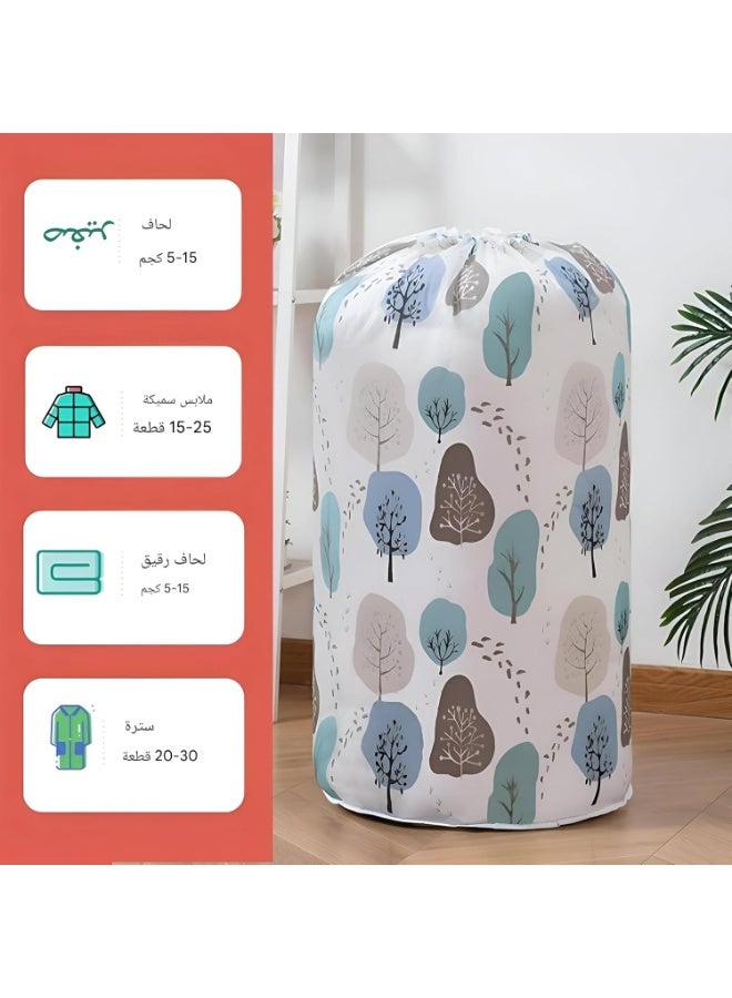 Extra Large Waterproof Storage Bag – Jumbo Drawstring Organizer for Clothes, Blankets, Quilts, and Toys, Heavy-Duty Material with Dust, Moisture, and Insect Protection, 45 × 85 cm - Image 5